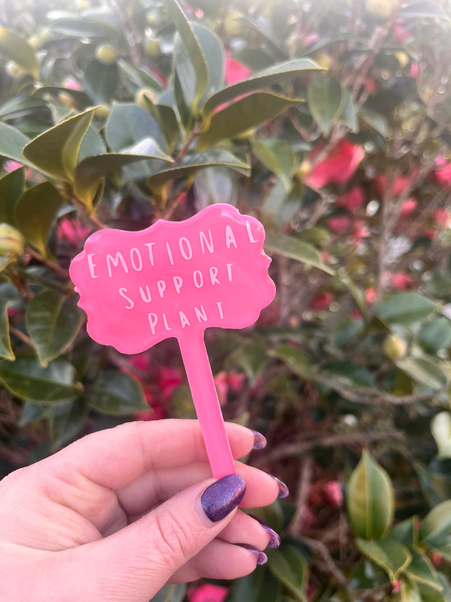 Emotional Support Plant - plant Tag