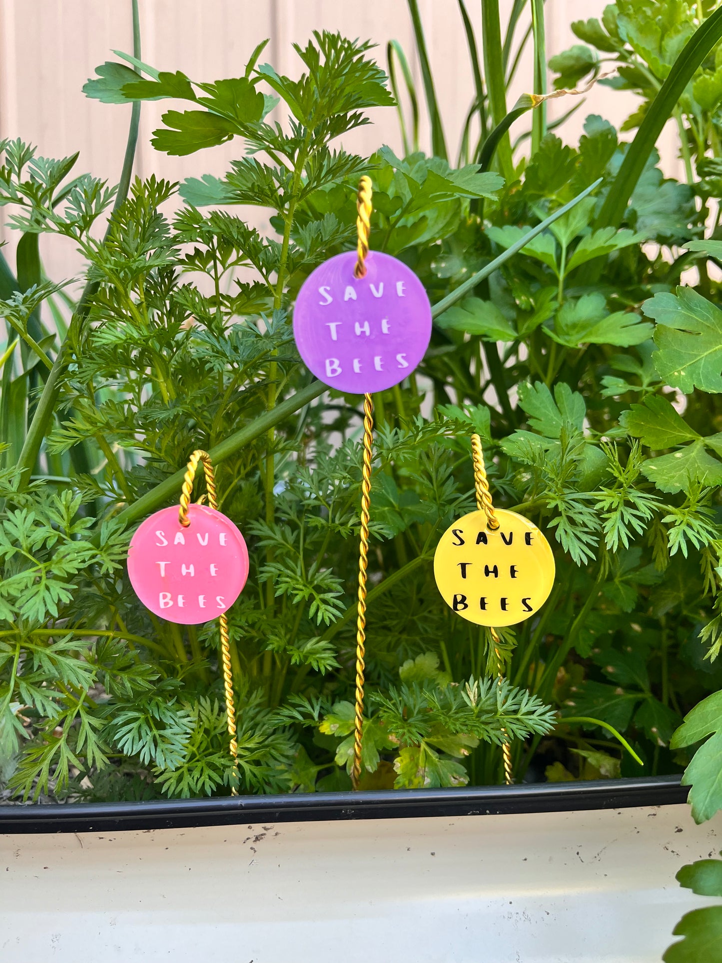 Save The Bees - Garden Tag
