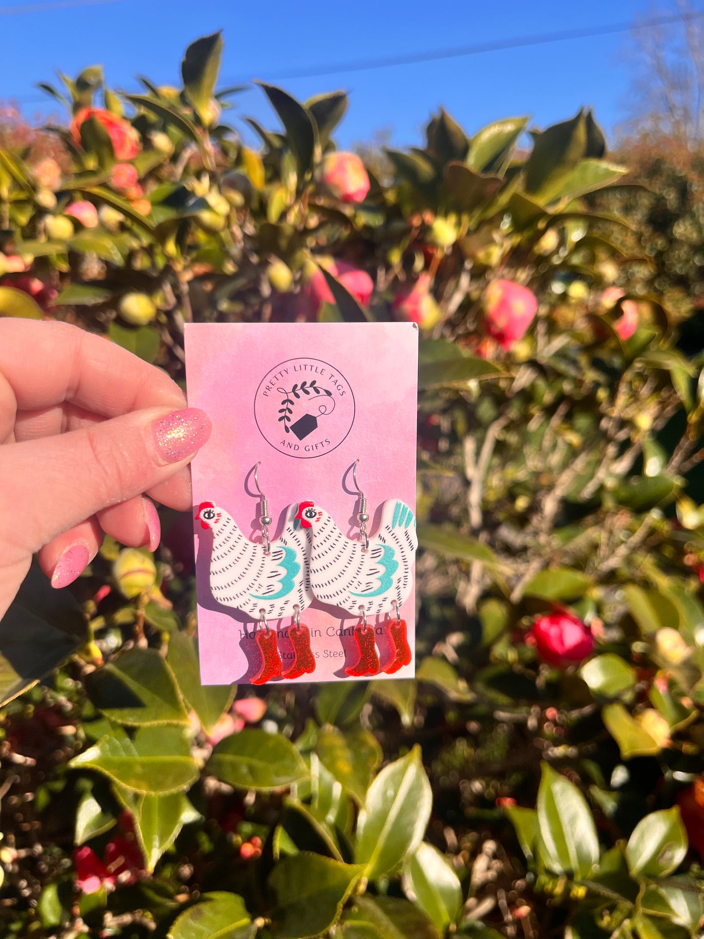Chook In Boots - earrings