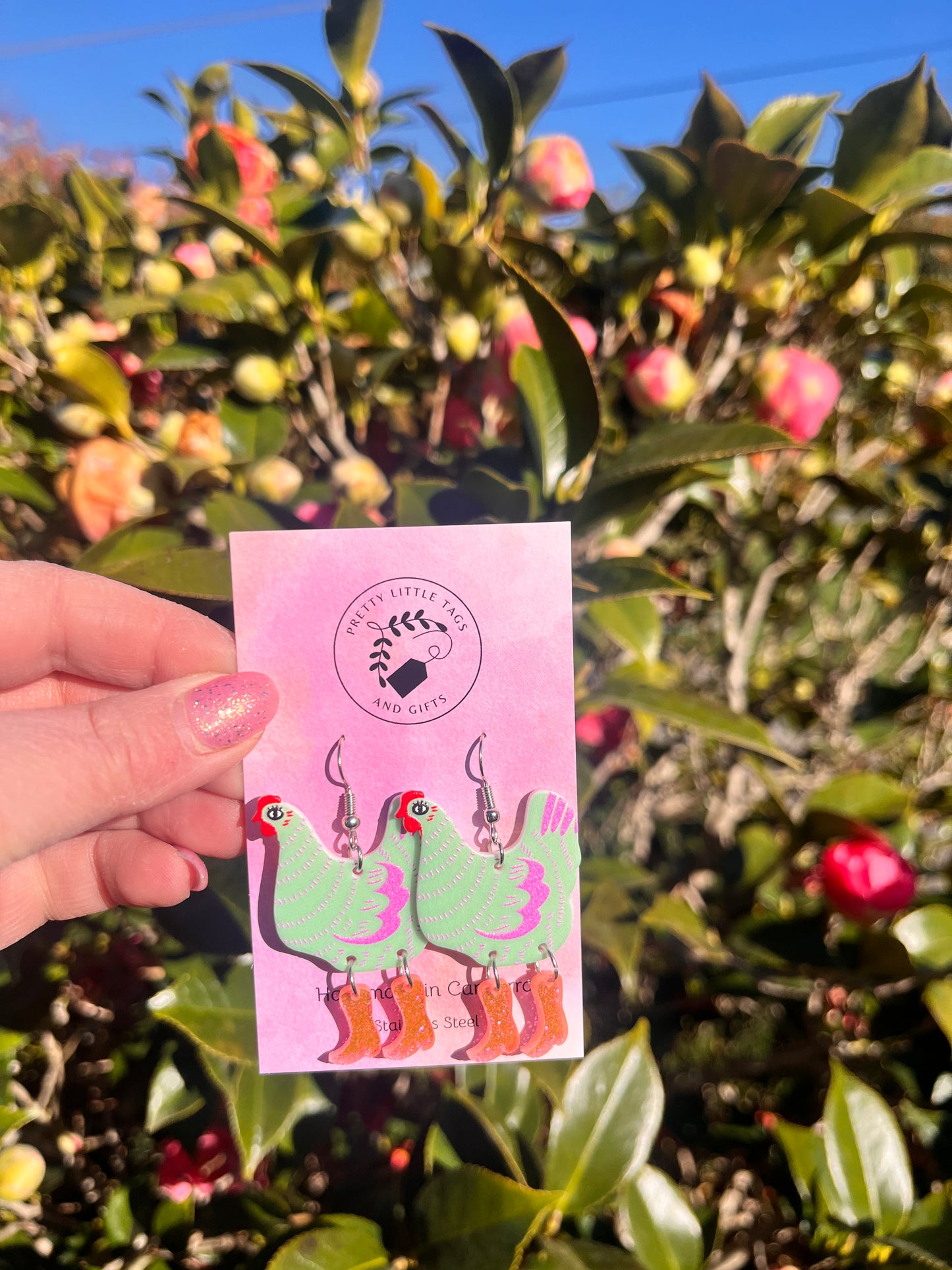 Chook In Boots - earrings