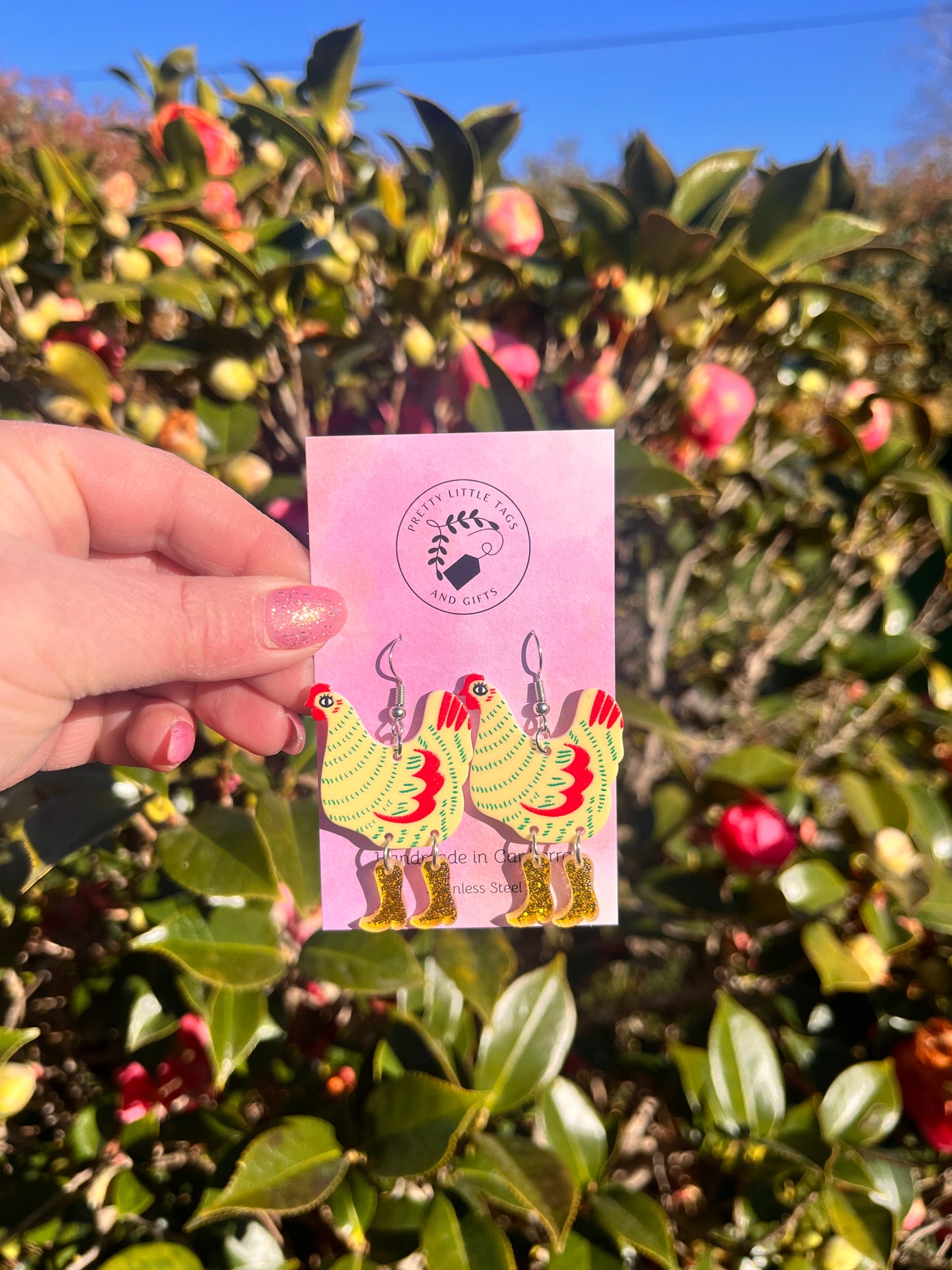 Chook In Boots - earrings