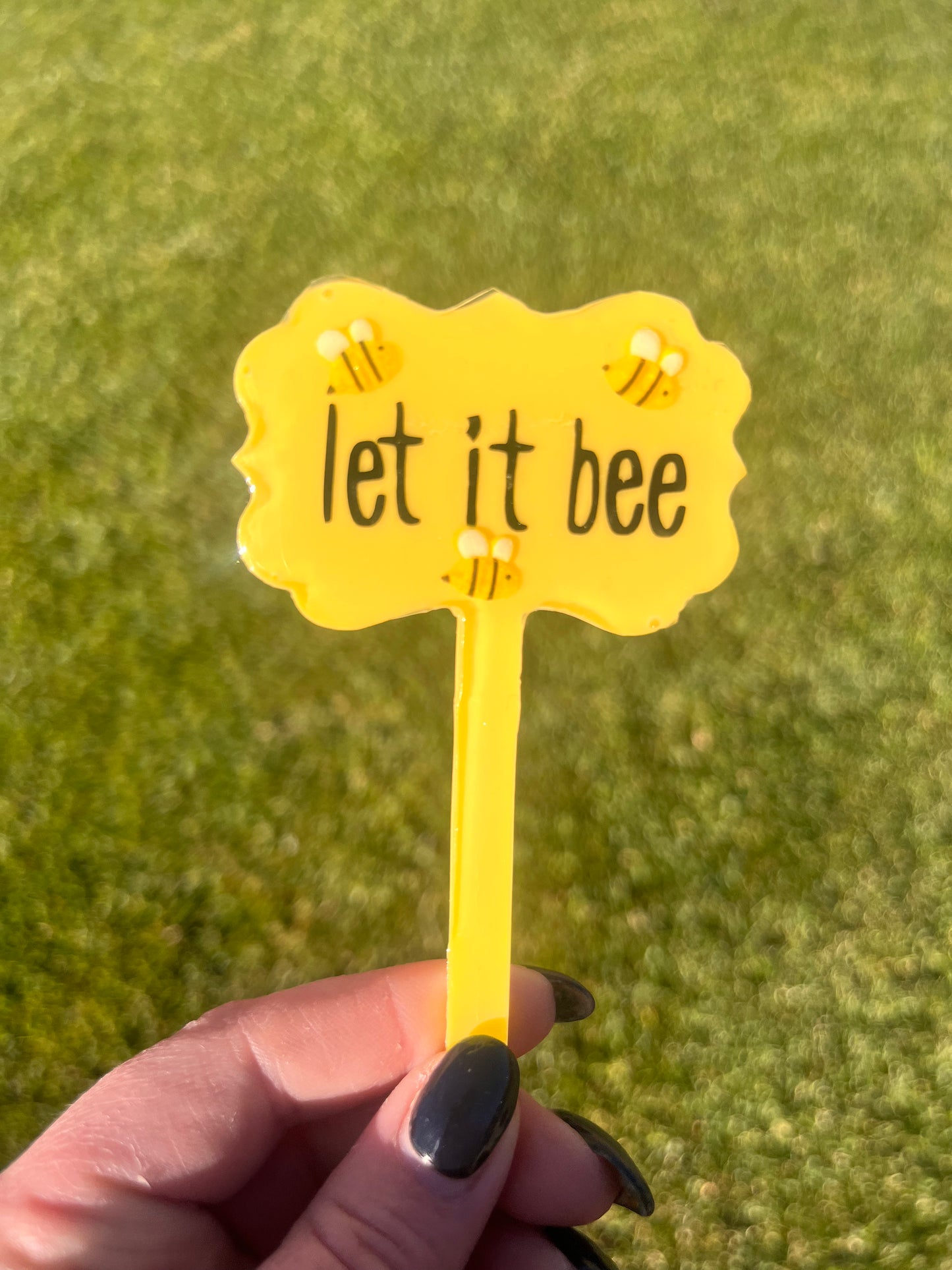 Let It Bee - plant tag