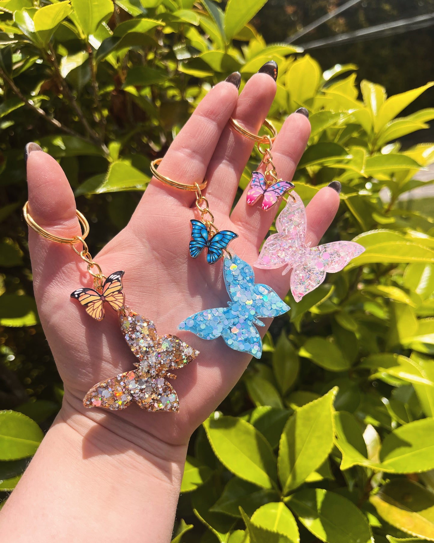 Butterfly Keyring