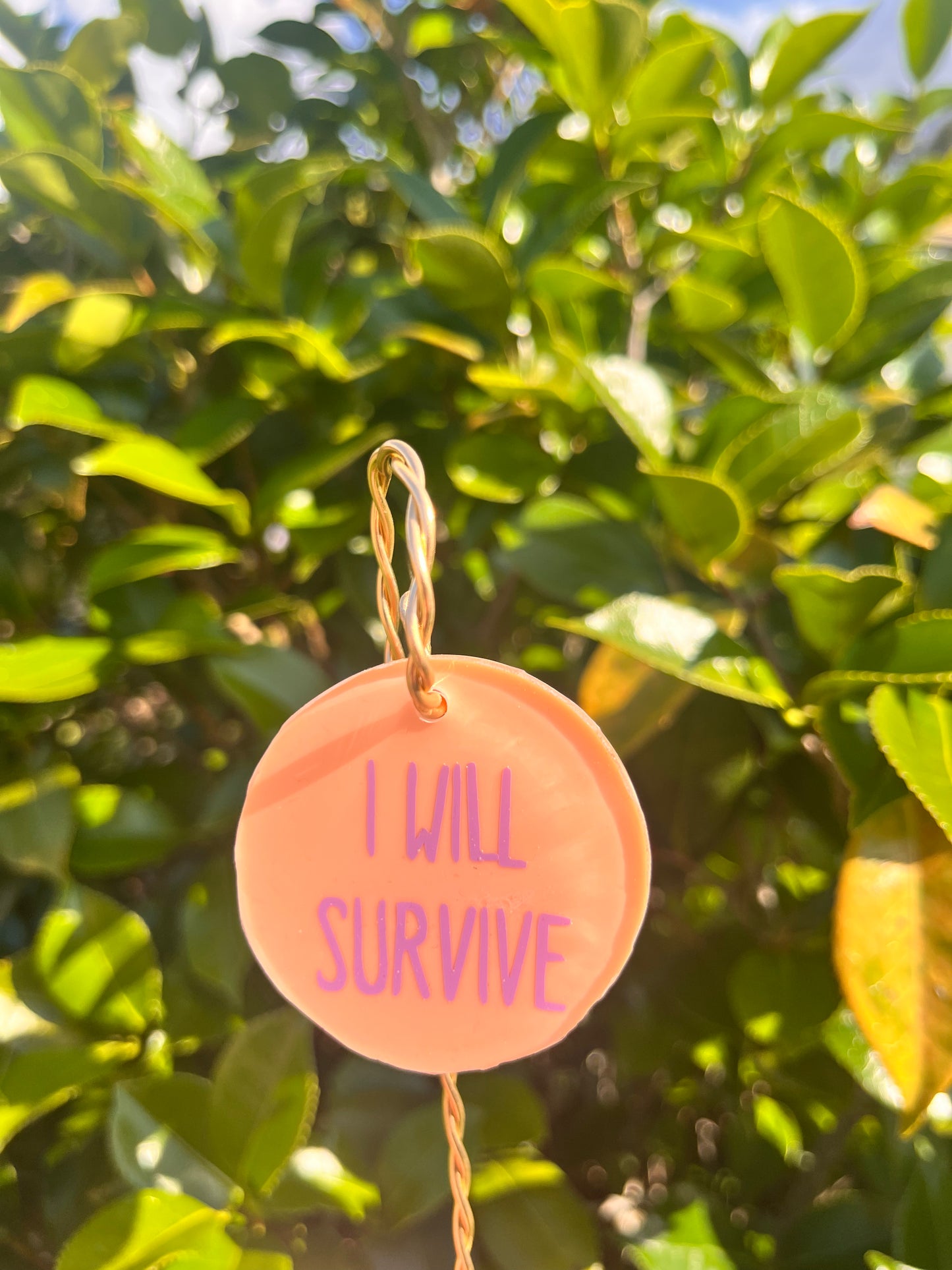 I will survive - wire tag