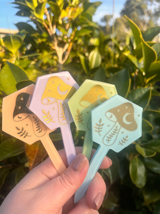 Mushroom - Plant Tag
