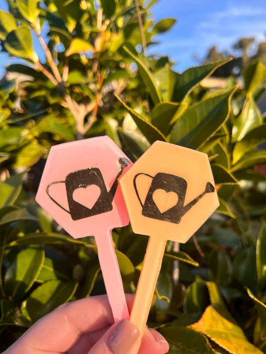 Watering Can Plant Tag
