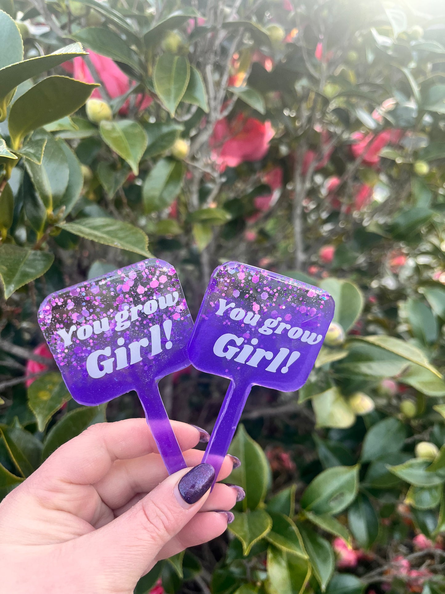 You Grow girl! - Purple Glitter