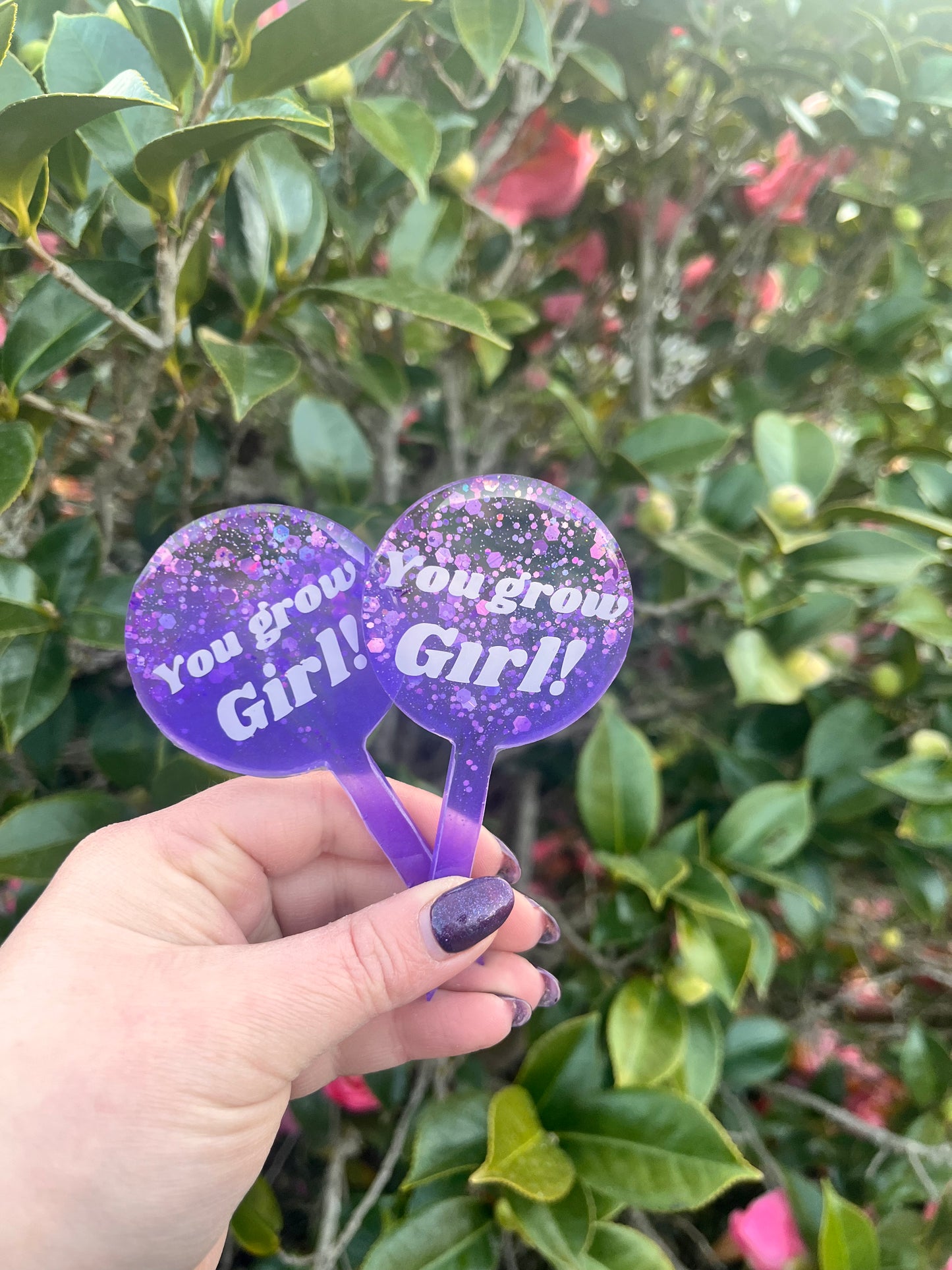 You Grow girl! - Purple Glitter