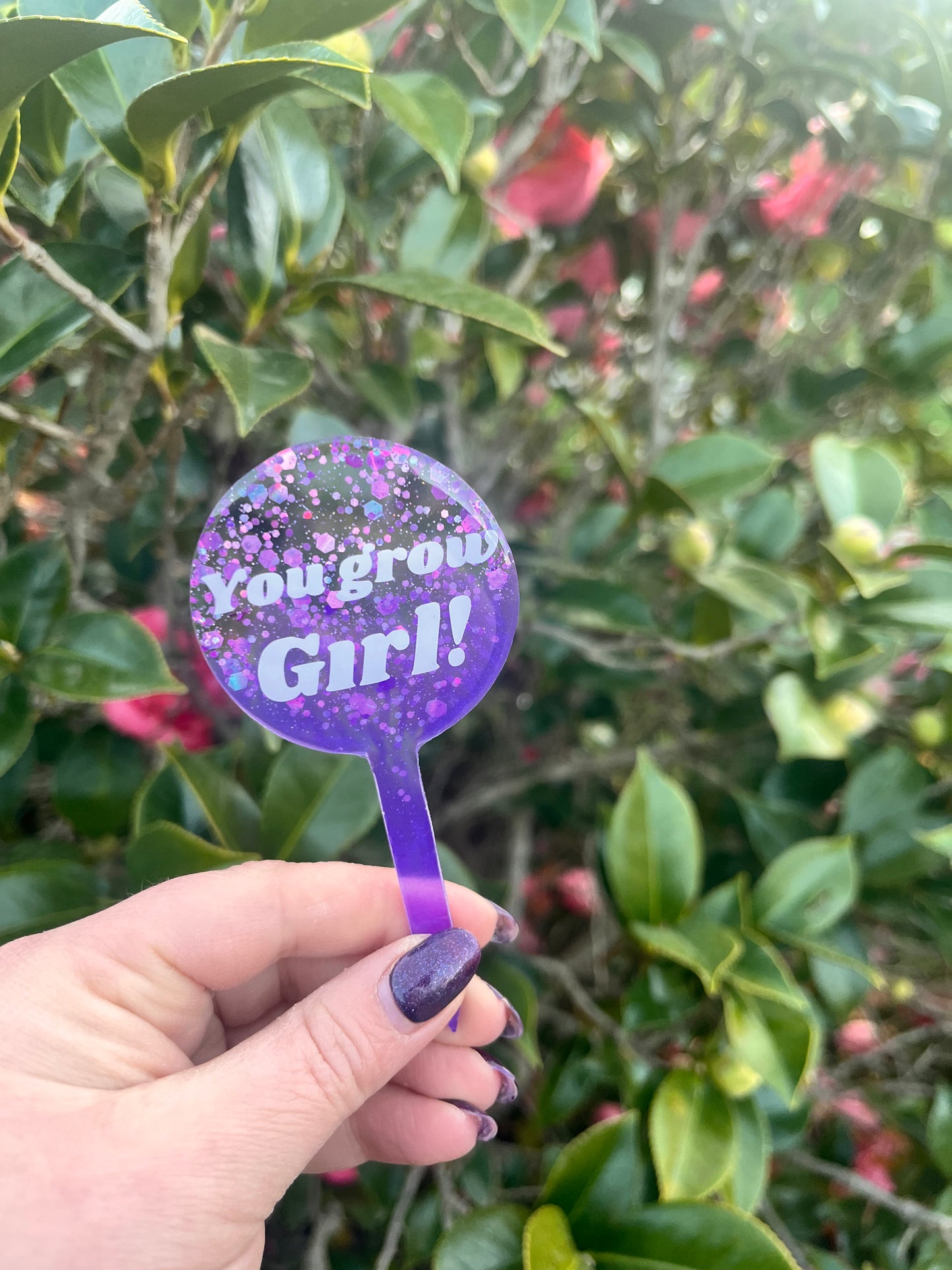 You Grow girl! - Purple Glitter