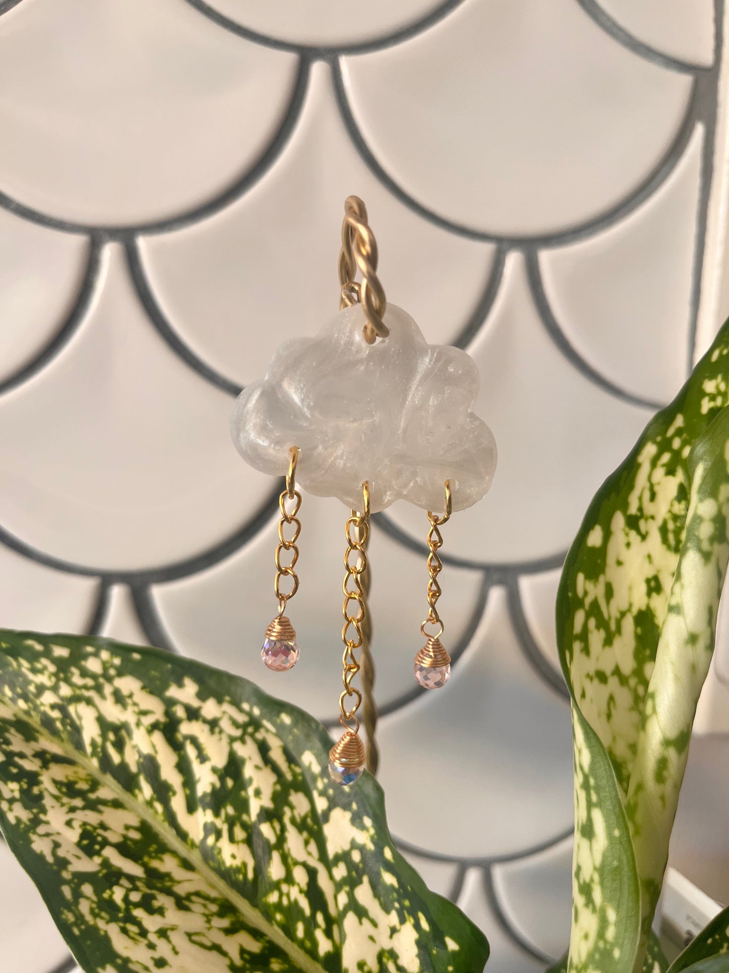 Rain Cloud Decorative Plant Stake