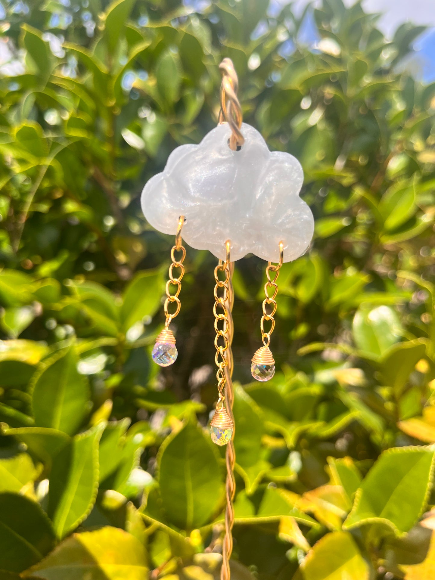 Rain Cloud Decorative Plant Stake